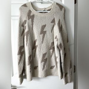 NWT Z Supply Lizzy Marled Bolt Sweater